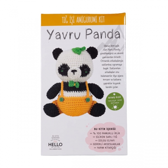 AMİGURUMİ KİT - YAVRU PANDA