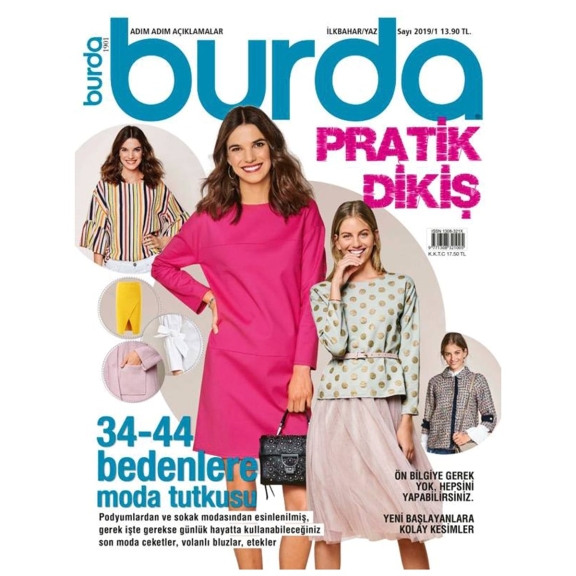 BURDA PRATİK DİKİŞ 2019/1 SAYISI