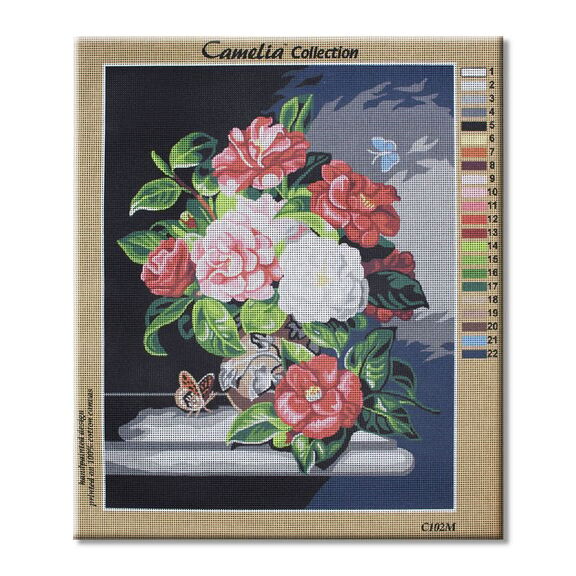 CAMELİA 40X50CM GOBLEN - C102M