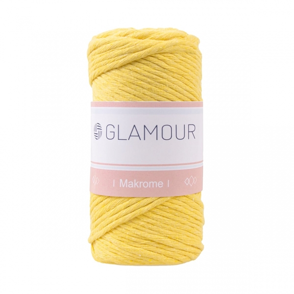 GLAMOUR TARANABİLİR MAKROME 3 MM - 250 GR - SARI