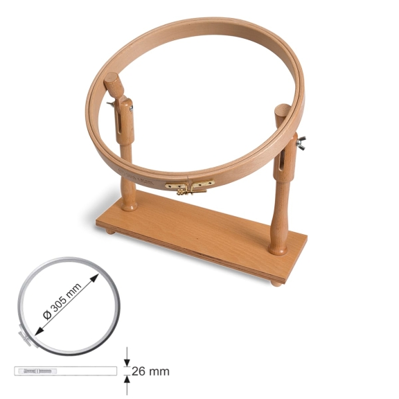 Masa Üstü Sehpalı Kasnak 30,5 Cm