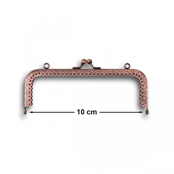 VİNTAGE METAL ÇANTA SAPI BRONZ 10 CM - 1111